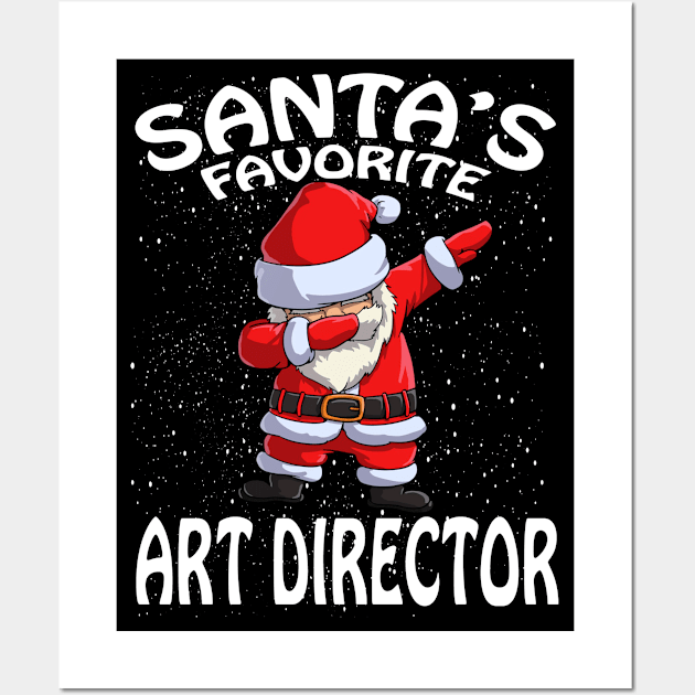 Santas Favorite Art Director Christmas Wall Art by intelus